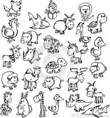 Super Sketch Doodle Animal Set 11279808 Jpg 800 864 Pixels Doodle Sketch Animal Drawings Doodle Art