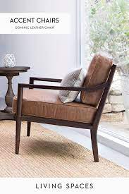 Leather Accent Chair Crafted Of Rich Espresso Finished Solid Hardwood Top Grain Leather Accent Chairs Interior Design Leather Dining Room Chairs