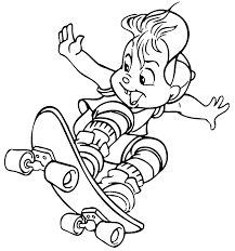 Alvin alvin is the protagonist and lead vocalist of alvin and the chipmunks. Alvin And The Chipmunks Coloring Pages