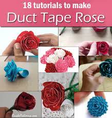 Follow the following steps so to tweak some magic. How To Make A Duct Tape Rose Flower 18 Ways Guide Patterns