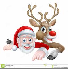 Santa claus and sleigh png images free download for your new christmas presentation slides, websites, logos, decorations, videos and for other projects. Santa And Reindeer Clipart Free Images At Clker Com Vector Clip Art Online Royalty Free Public Domain