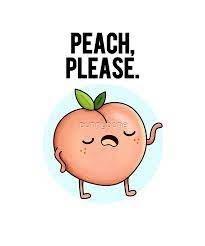 Peach Please Food Pun By Punnybone Redbubble Cute Puns Funny Food Puns Cute Jokes