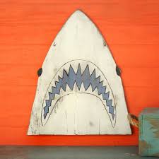 Shark Head Fish Decor Shark Decor Jaws Sign Wooden Shark Decor Etsy Shark Decor Great White Shark White Sharks