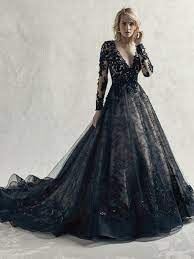 Zander By Sottero And Midgley Wedding Dresses Black Lace Wedding Ball Gowns Wedding Gothic Wedding Dress