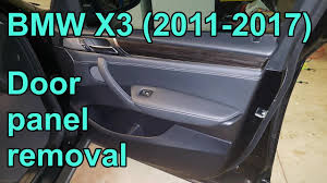Search interior door panel repair. How To Remove Passenger Side Interior Door Panel Bmw X3 2011 2017 Youtube