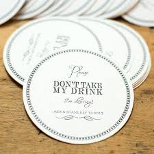 Wedding Coasters Custom Personalized Drink Coaster Etsy Wedding Coasters Letterpress Coasters Custom Coasters