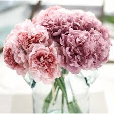 Alibaba.com offers 1,828 peonies bouquets products. 2021 5 Heads Bouquet Peonies Artificial Flower Fake Hydrangeas Artificial Flowers For New Year Wedding Home Decoration Garland From Txying 8 03 Dhgate Com