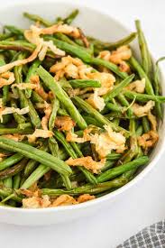 Flip and cook an additional 10 minutes. Air Fried Green Beans With Crispy Fried Onions Green Bean Casserole Alternative West Via Midwest