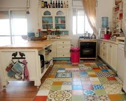 New Decorating Trends Often Involve Re Inventing Ways To Use Common Materials That Is The Case Here With The Tren Kitchen Decor Kitchen Flooring Home Kitchens