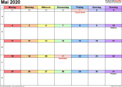 Mar 24, 2021 · kalender mai 2021 zum ausdrucken kostenlos march 26, 2021. Kalender Mai 2020 Mit Feiertagen Berlin