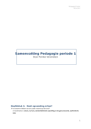 Dirk bracke boeken straks doet het geen pijn meer epub zijn voor u beschikbaar na registratie op onze website. Pedagogie Periode 1 Samenvatting Studocu