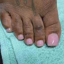 Kryslyn Mack On Instagram No Tip All Acrylic Nailsofinstagram Durhamnails Acrylic Toe Nails Acrylic Toes Summer Toe Nails