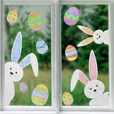 Osterhase mit vielen eiern vorlage als pdf herunterladen. Ostern Fensterbild Pdf Labbe