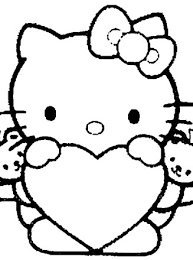 Find out more hello kitty on printablecoloringpages.org. Hello Kitty Coloring Page Hello Kitty Valentine All Kids Network
