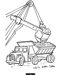 Grave digger monster truck coloring pages 18 free printable monster truck coloring pages for kids the grave digger monster truck coloring pages 18 free printable monster truck coloring pages for kids coloring page is available for free for you to print or/and color online.you can use these free printables for your children as an educational material. Excavator And Dump Truck Printable Coloring Page Ecoloringpage Coloring Home