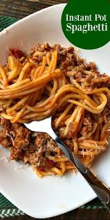 Instant Pot Spaghetti With Meat Sauce Recipe In 2020 Ground Pork Recipes Tuna Dinner Recipes Spaghetti Meat Sauce
