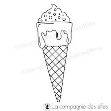 Pas encore de compte ? Tampon Cornet De Glace La Compagnie Des Elfes