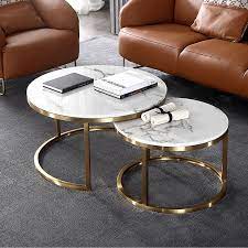 Vintage curved parquet oak smoked glass coffee end table living room set 80s 90s retro bohomodern wood maryland furniture. Luxury Round Coffee Table Sets Living Room Stainless Steel Furniture Marble Glass Side Table Buy Coffee Table Set Stainless Steel Furniture Glass Side Table Product On Alibaba Com