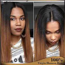 Human Hair Straight Full Lace Wig 100 Real Brazilian Hair Ombre Black Roots 1b 30 Color 130 Density Wig For Black Women 16 Lace Frontal Wig Straight Hairstyles Brazilian Hair Wigs Remy Human Hair Wigs