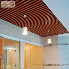 Commercial beauty salon / barbershop hospitality hotel project office restaurant retail store. China Mexytech Indoor Decoration Fire Resistance Artistic Eco Wood False Ceiling Panel China Ceiling Wpc Ceiling