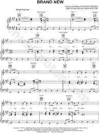 Ben Rector Brand New Sheet Music In A Major Transposable Download Print Sku Mn0167592
