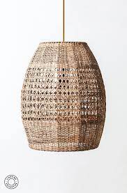 Natural Cane Woven Pendant Light Pendant Lighting Bedroom Pendant Light Hanging Pendants