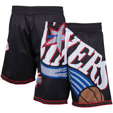 Customize your avatar with the 76ers shorts and millions of other items. Philadelphia 76ers Mitchell Ness Hardwood Classics Big Face Shorts Black Walmart Com Walmart Com