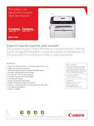 You can also do the work. Canon Fax L150 And L170 Fax Printer Computing