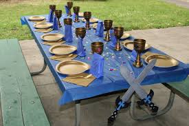 Shower Of Roses Blue Knights End Of Year Festival Dragon Birthday Parties Knight Party Knight Birthday Party