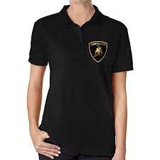 Vowoi Womens Lamborghini Logo Polo Shirt Black Continue To The Product At The Image Link Polo Shirt Women Womens Shirts Polo T Shirts