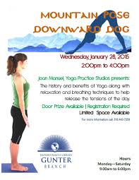 Mountain Pose Downward Dog Gunter Branch Kicks Off The New Year With The History And Benefits Of Yoga Yoga Benefits Yoga Mountain Pose