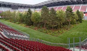 The stadium is situated within the sportpark klagenfurt campus of several other sports venues. Ausweichstadion Von Austria Klagenfurt Bereit Stadionwelt
