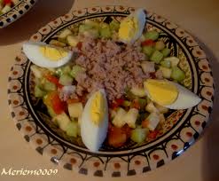 Slata Tounsia Salade Tunisienne La Cuisine De Meriem Salade Tunisienne Cuisine Salade