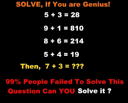 Jan 27, 2021 · every child's memory power is awesome, but they need proper activity. Find If 5 3 28 Then 7 3 Only For Genius Math Puzzles Riddles With Answer
