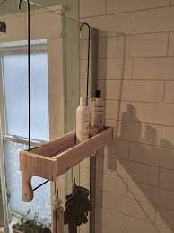 Shower Caddy Made To Order Cedar Wood Rustic Style Shower Storage Shower Storage Wood Shower Shower Caddy