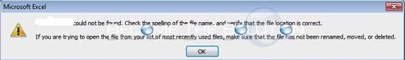 Fix Excel Could Not Be Found Check The Spelling Of The File Name
