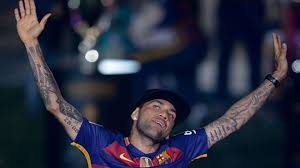 Dani alves of barcelona runs with the ball during the fifa club world cup semi final match between barcelona and guangzhou evergrande fc at. Dani Alves Barcelona Were False And Ungrateful Over My Exit Marca In English