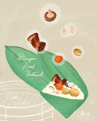 Send to everybody this happy dragon boat festival ecard. Pin By Muxyk On Muxyk Art Dragon Boat Festival Food Artwork Dumpling Festival