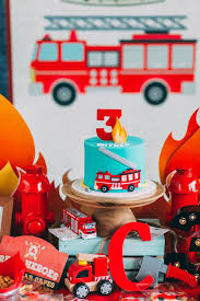 Birthday Cake On Fire Clipart Rustic Firefighter Birthday Party Kara S Party Ideas Fire Fighter Birthday Party Firetruck Birthday Firefighter Birthday