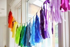 Happy Birthday To Wesley House Of Turquoise Tissue Paper Garlands Birthday Garland