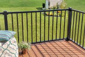 A complete railing system with options including square, turned, round metal, belly, glass balusters and glass panel. Deck Railing Systems Composite Outdoor Deck Railing Trex