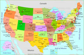 Usa map is printed on 24lb poster paper. Usa Map Maps Of United States Of America With States State Capitals And Cities Usa U S