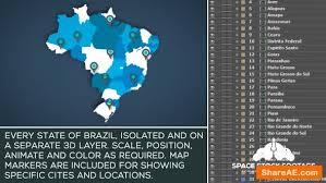 Usa map kit is a handy after effects element that's an invaluable addition to your library of motion graphics assets. Videohive Brazil Map Kit Free After Effects Templates After Effects Intro Template Shareae