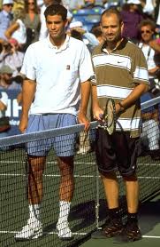 Christian charles sampras, born on november 21, 2002, and ryan nikolaos sampras, born on july 29, 2005. U S Open Fashion Through The Years Pete Sampras And Andre Agassi Sports Illustrated Kids Andre Agassi Tennis Legends Tennis Champion