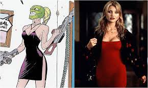 A fictitious character in the 1994 film, the mask, played by actress cameron diaz. Tina Carlyle Cameron Diaz Comic Icons