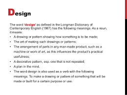 Basic Design Visual Arts Elements Of Design The combination of details or features of a picture, building, etc.;