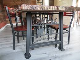 It is very durable, sturdy and full of industrial and rustic charm. Custom Table Legs Picture Of Curious Pig Crystal Falls Tripadvisor