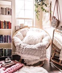 This saucer chair is of course a classic camping chair design, but when placed indoors, it gets a new meaning. 40 Affordable Ways To Make Your Home Feel Cozier Page 20 Of 44 Veguci Cozy Apartment Decor Cozy Room Cozy House