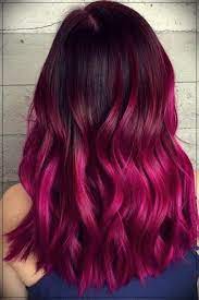 Bold Pink The Perfect Combination Between Romanticism And Rudeness For Your Look Purple Ombre Hair Magenta Hair Hot Pink Hair