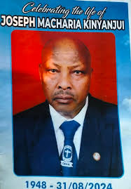 Remembering Joseph Macharia Kinyajui, a hardworking man from Gikabu na Buti  village